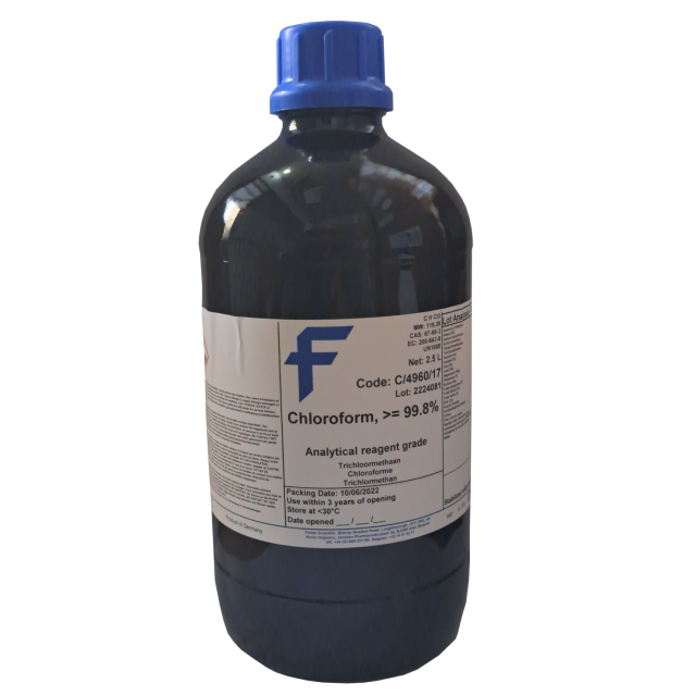 Chloroform, 99.8+%, for analysis, stabilized with amylene