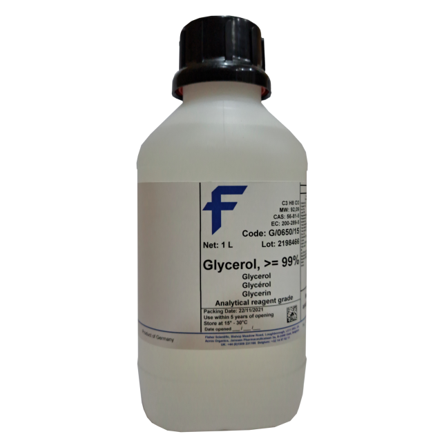 Glycerol, 99+%, for analysis, AR